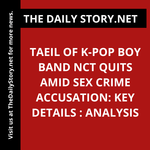 Taeil of K-pop boy band NCT quits amid sex crime accusation: Key details : Analysis