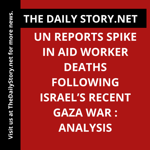 UN reports spike in aid worker deaths following Israel’s recent Gaza war : Analysis