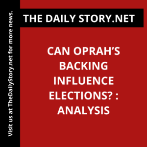 Can Oprah’s Backing Influence Elections? : Analysis