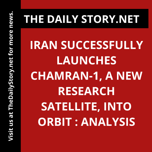 Iran successfully launches Chamran-1, a new research satellite, into orbit : Analysis