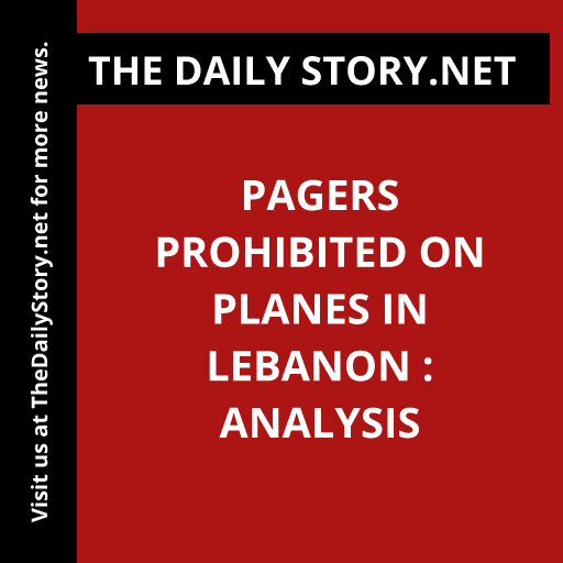 Pagers prohibited on planes in Lebanon : Analysis