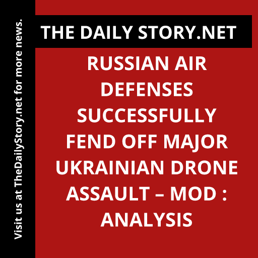 Russian air defenses successfully fend off major Ukrainian drone assault – MOD : Analysis