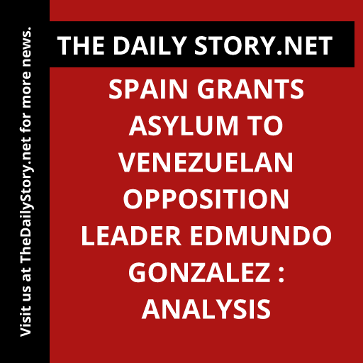 Spain grants asylum to Venezuelan opposition leader Edmundo Gonzalez : Analysis
