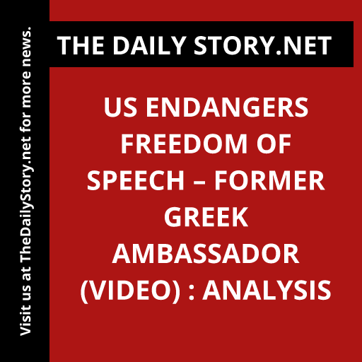 US endangers freedom of speech – former Greek ambassador (VIDEO) : Analysis