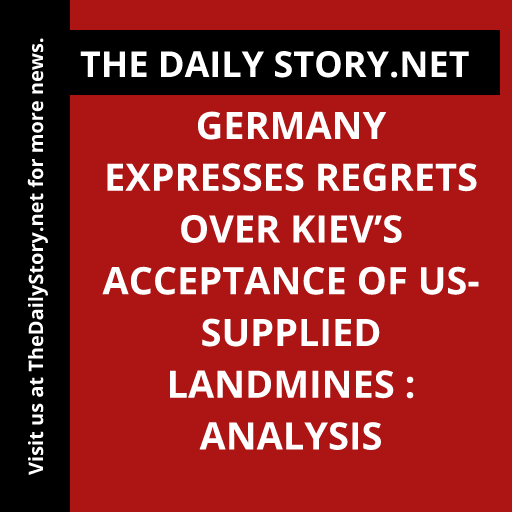 Germany expresses regrets over Kiev’s acceptance of US-supplied landmines : Analysis
