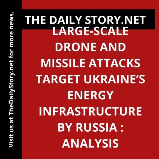 Large-scale drone and missile attacks target Ukraine’s energy infrastructure by Russia : Analysis
