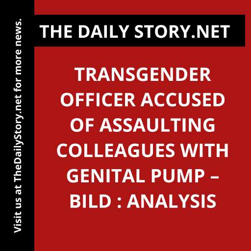 Transgender Officer Accused of Assaulting Colleagues with Genital Pump – Bild : Analysis