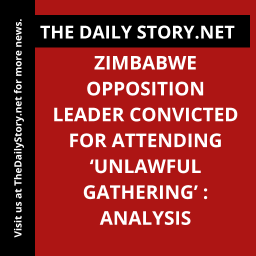 Zimbabwe Opposition Leader Convicted for Attending ‘Unlawful Gathering’ : Analysis