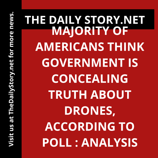Majority of Americans think government is concealing truth about drones, according to poll : Analysis