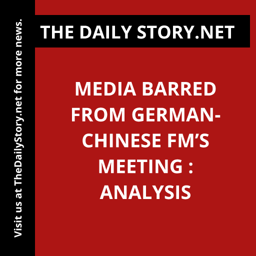 Media barred from German-Chinese FM’s meeting : Analysis